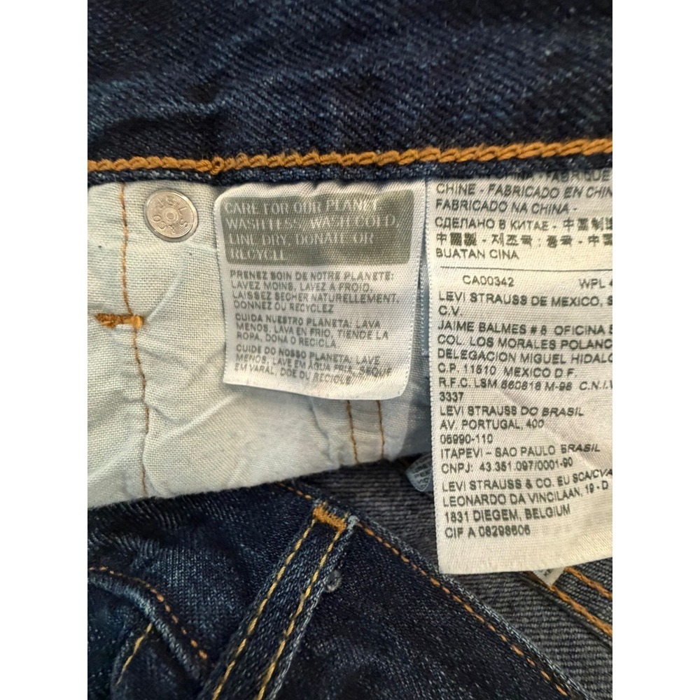 Levi's 501 CT Customized & Tapered Button Fly 100% Cotton Jeans 34 /‎ 29 - Picture 6 of 8